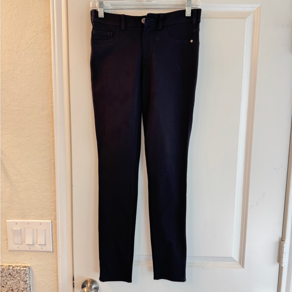 Pilcro and the Letterpress Black Serif Pants